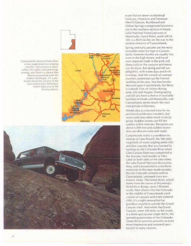 1971 Chevrolet Camper Booklet Page 27
